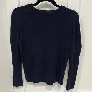 Banana Republic 100% merino wool navy